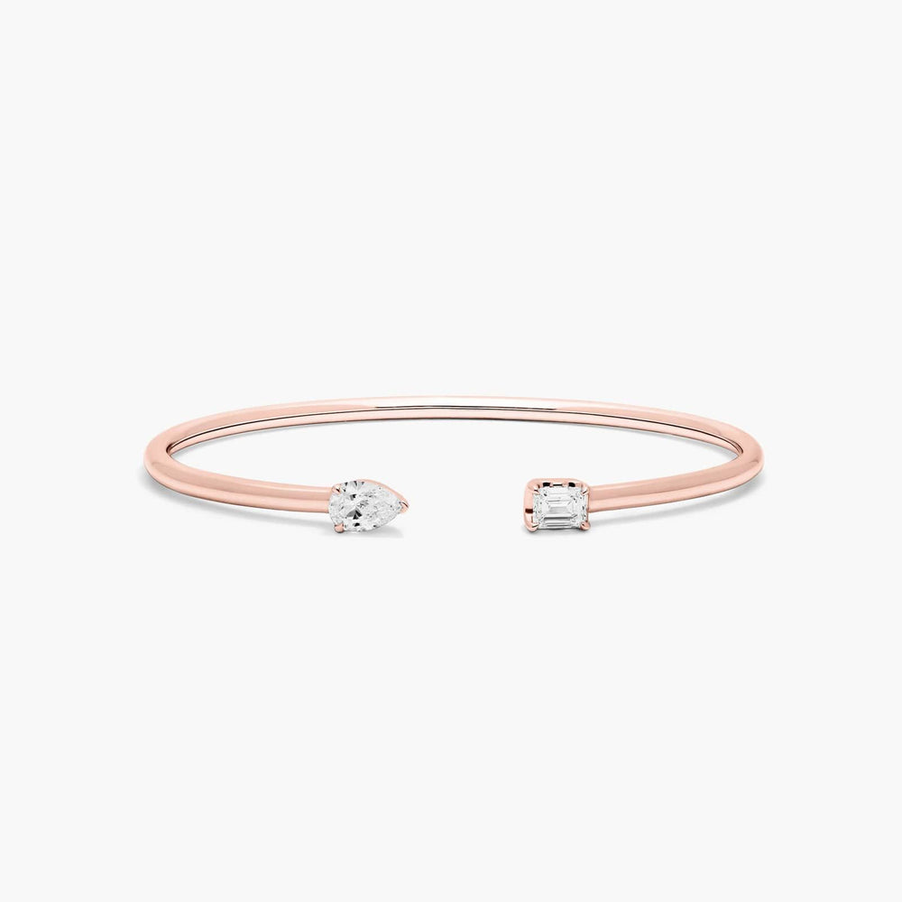 Noga Bangle Bracelet - Rose Gold