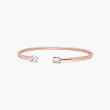 Noga Bangle Bracelet - Rose Gold