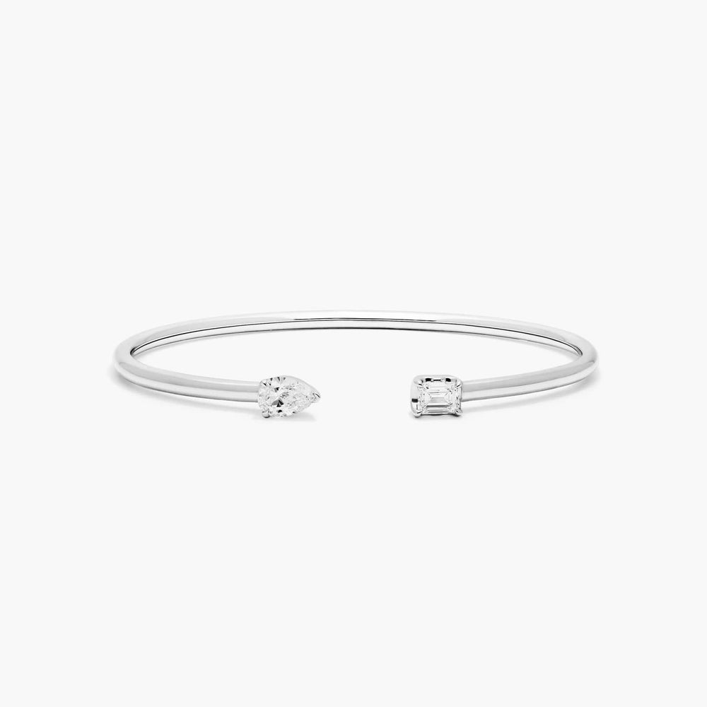 Noga Bangle Bracelet - White Gold