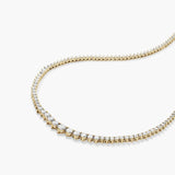 Aurélia Graduated Diamond Necklace – Gold