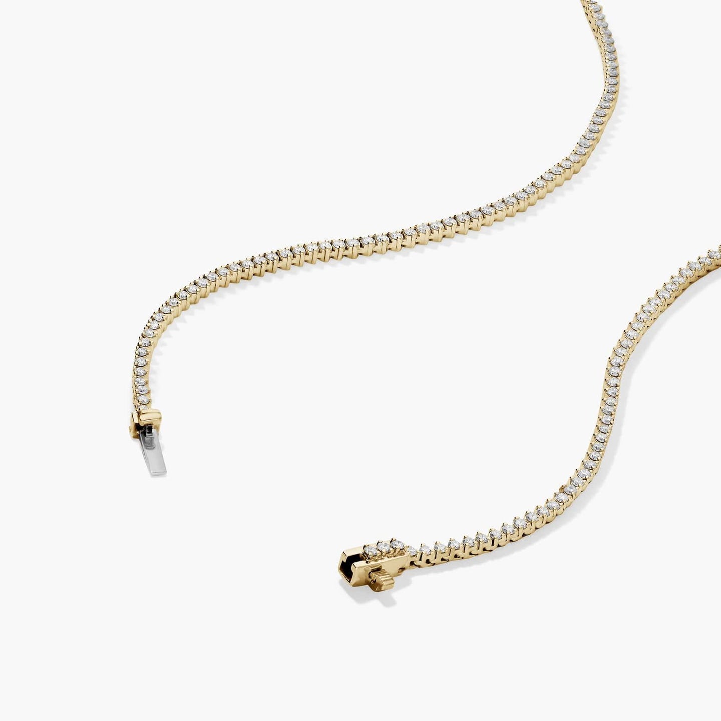 Aurélia Graduated Diamond Necklace – Gold