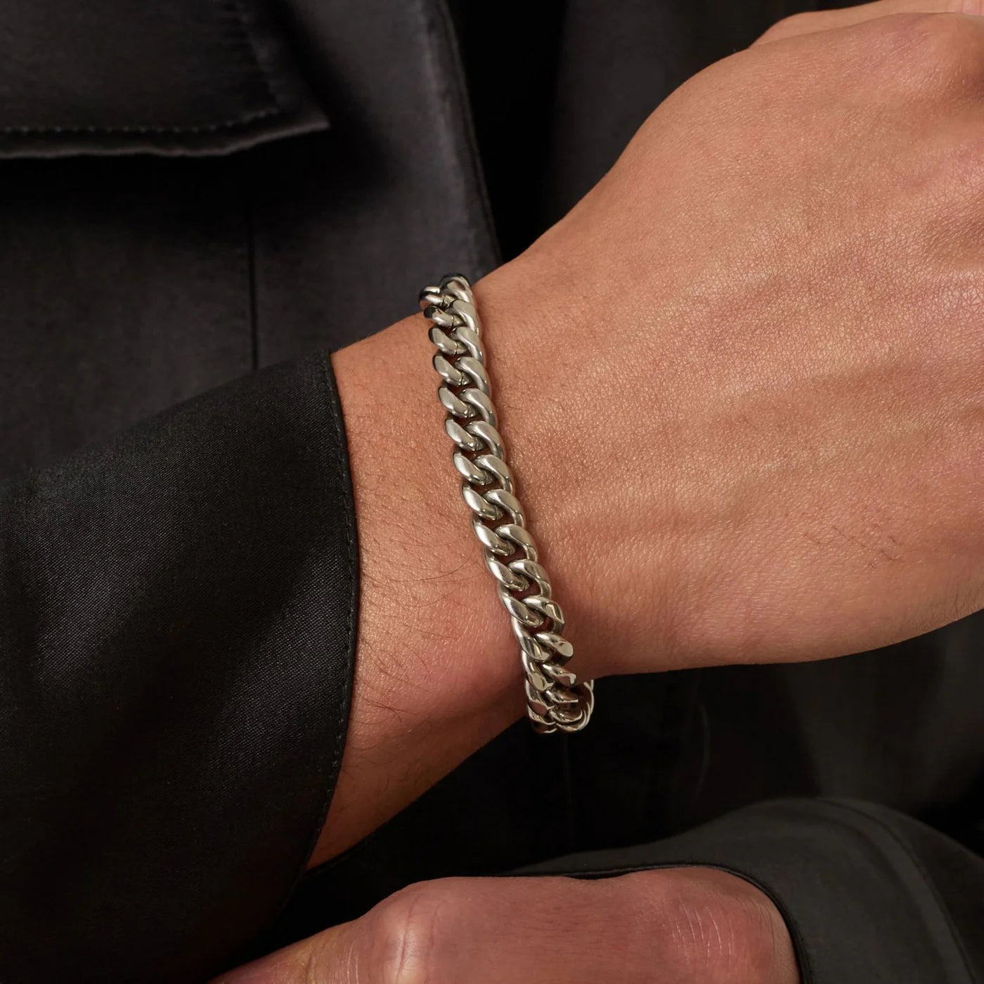 Cuban Bracelet 8MM Silver