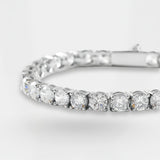 צמיד טניס Aria 5 מ"מ - זהב לבן