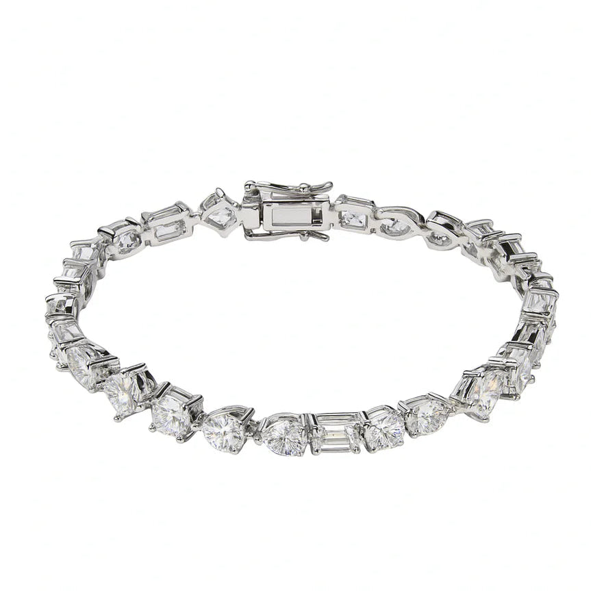 Mélange Bracelet - White Gold