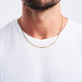 Ray Chain 2MM Gold