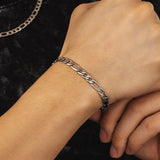 FIGARO BRACELET SILVER 5MM
