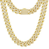 PRYSM – Prong Iced Cuban Necklace 12mm