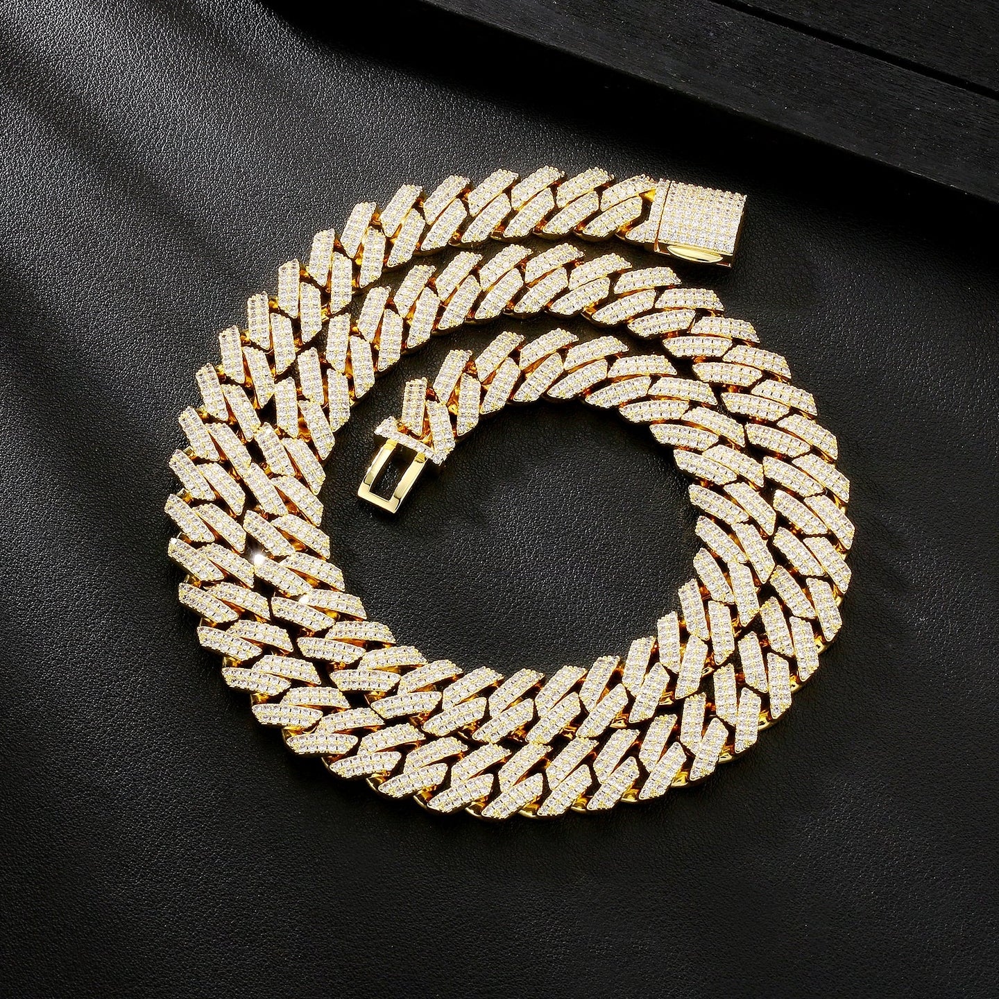 PRYSM – Prong Iced Cuban Necklace 12mm