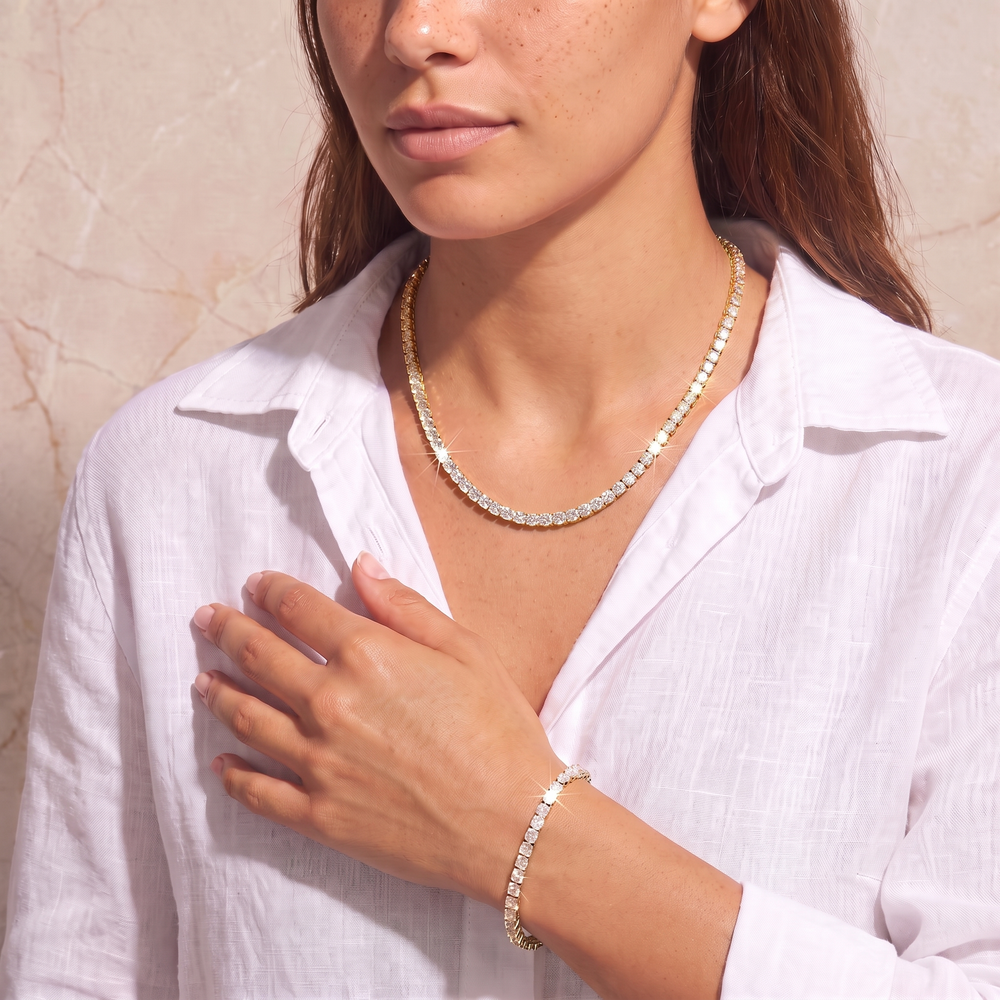 Tennis Set 5MM - Gold
