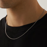 שרשרת קובנית 2 מ"מ – כסף