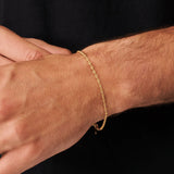 Rope Bracelet 2mm Gold