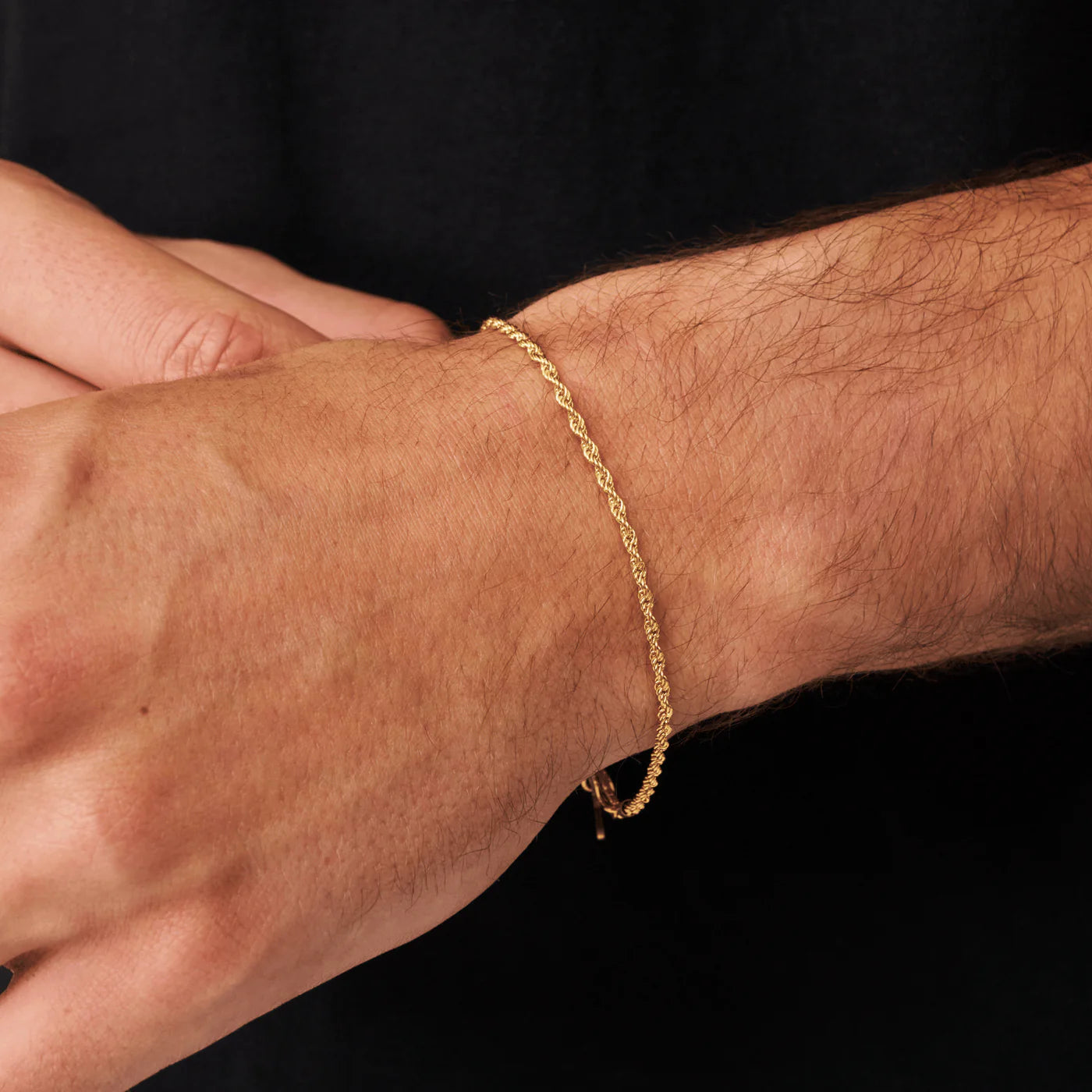 Rope Bracelet 2mm Gold