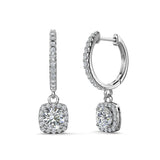 Mira Earrings – 1CT Cushion Cut