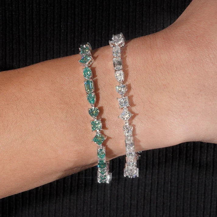 Mélange Bracelet - White Gold