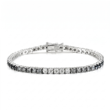 Ombré Tennis Bracelet - White Gold