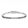 Ombré Tennis Bracelet - White Gold