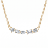 Odette Mixed-Cut Necklace - Gold
