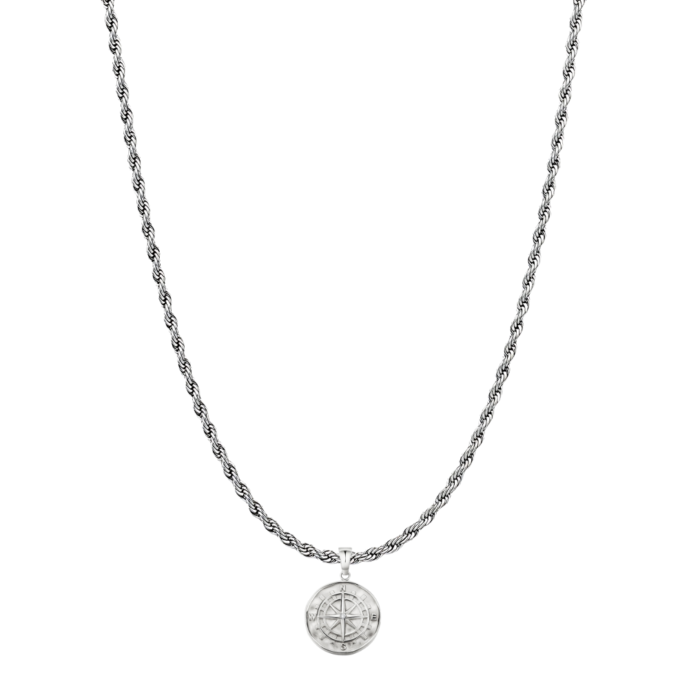 AZIMUTH NECKLACE SILVER