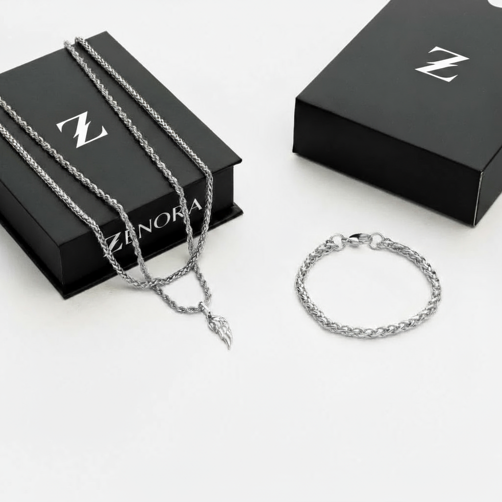 Wing Gift Set – Silver