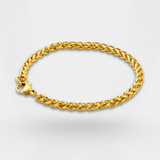 Wheat Bracelet 5MM – Gold
