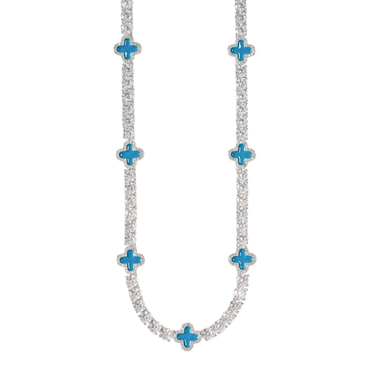 Ciel Clover Tennis Necklace