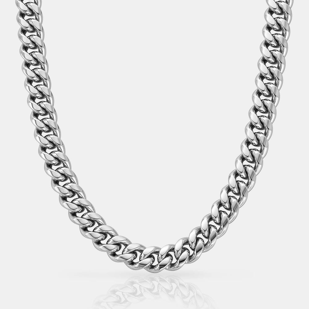 Cuban Chain 10MM Silver