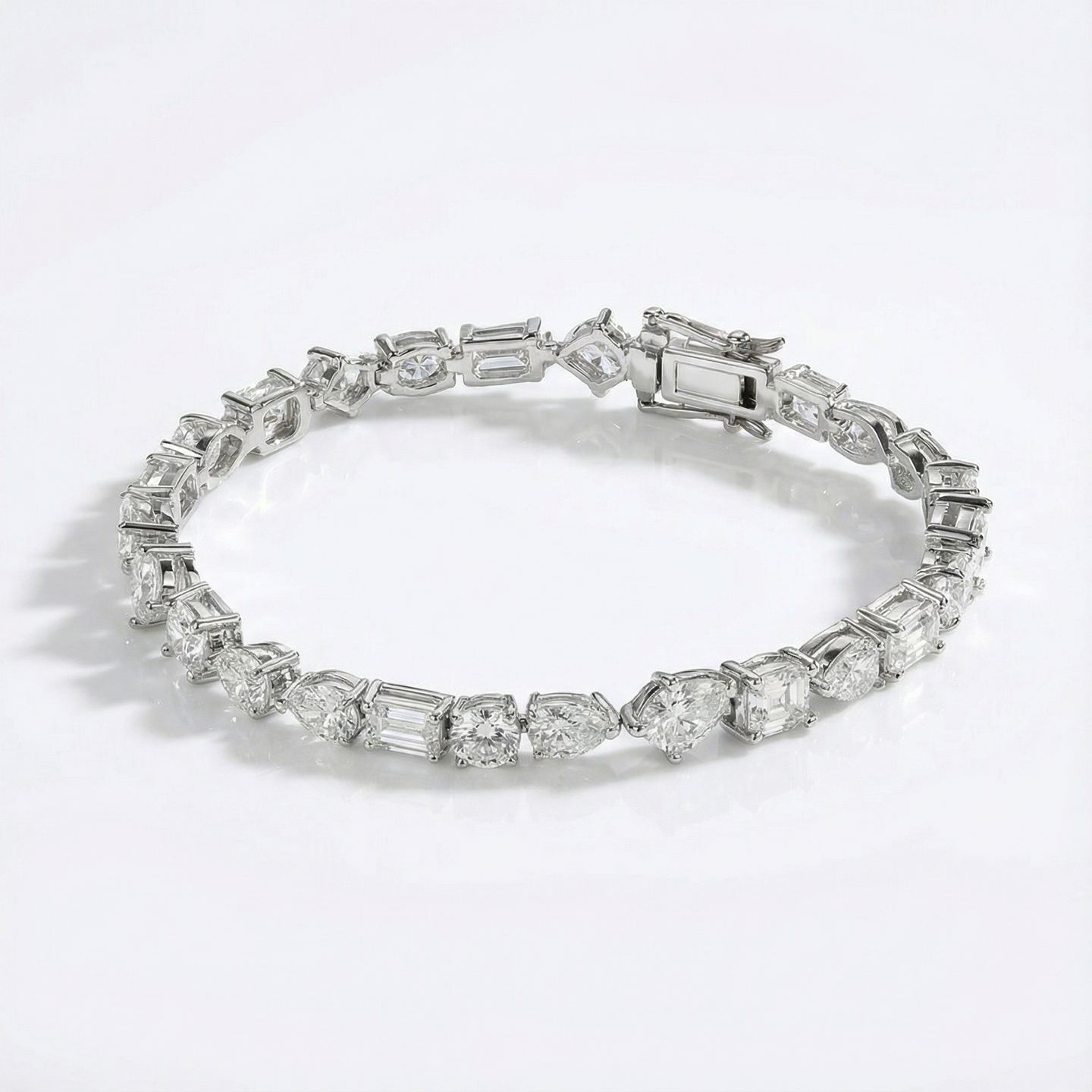Mélange Bracelet - White Gold