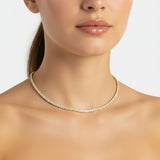 שרשרת טניס 3 מ"מ Aria - זהב