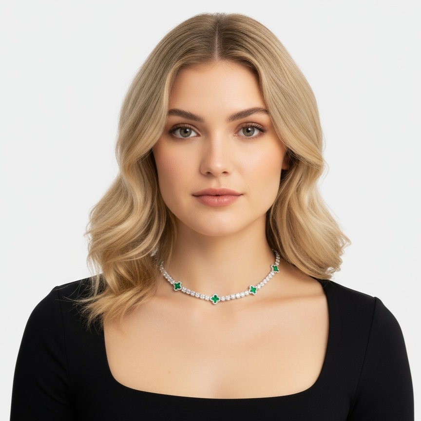 שרשרת טניס תלתן - Verté