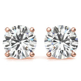 Classic Stud Earrings -  Rose Gold