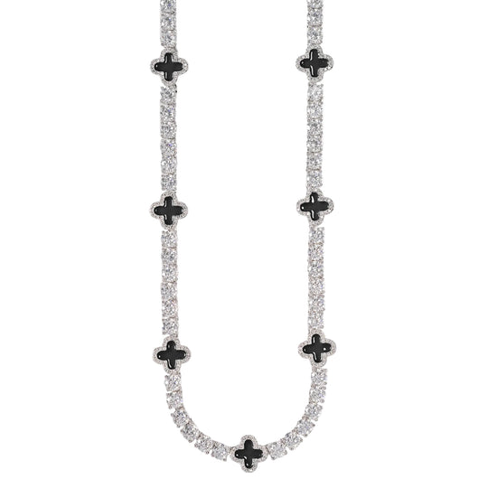 Éclipse Clover Tennis Necklace