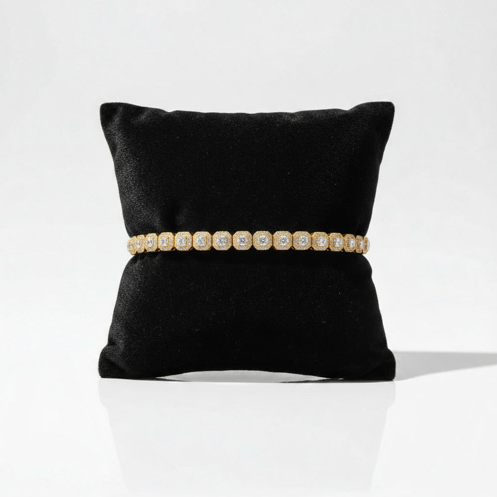 Celeste Tennis Bracelet - 18k Gold