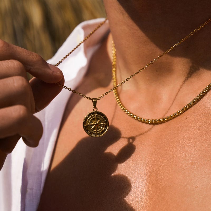 Azimuth Pendant – Gold
