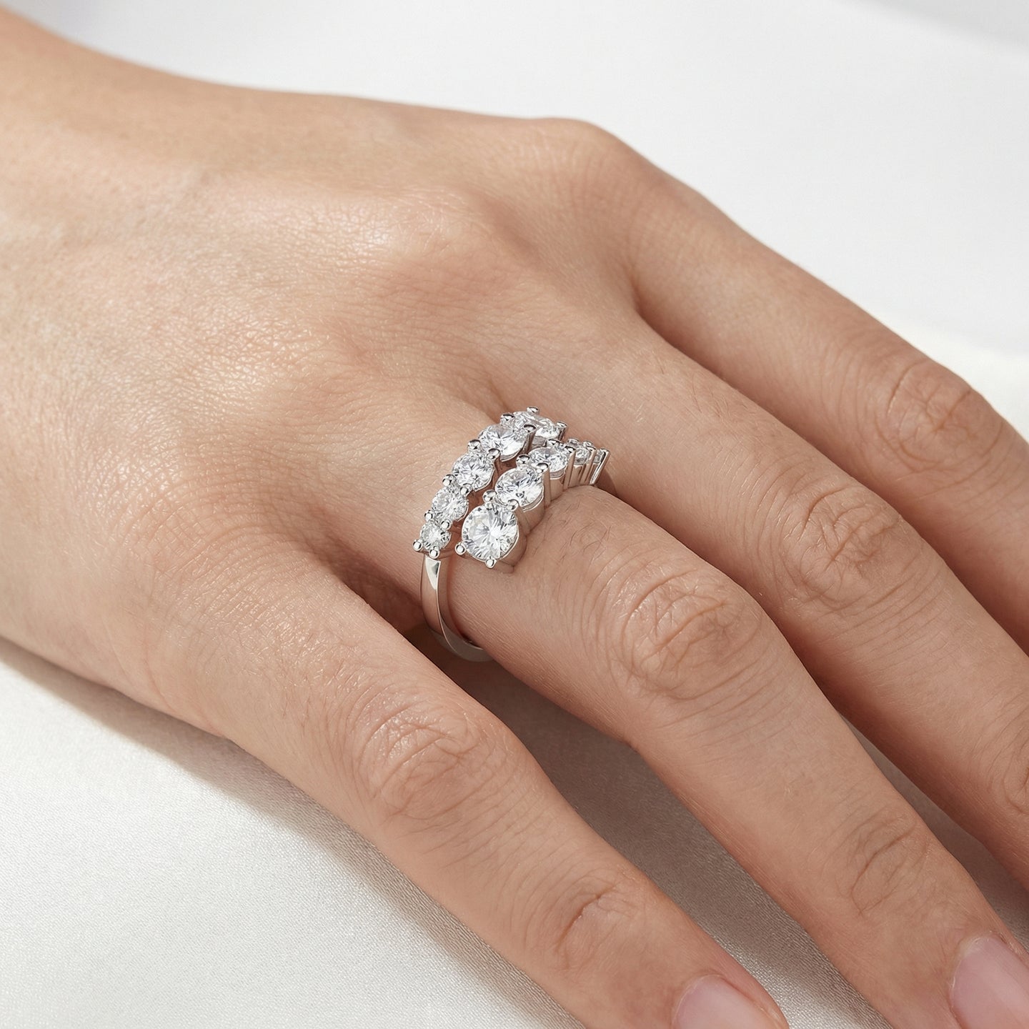 Aria Ring - White Gold