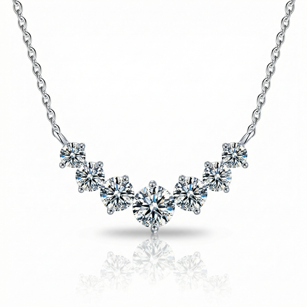 Clairé Diamond Necklace - White Gold