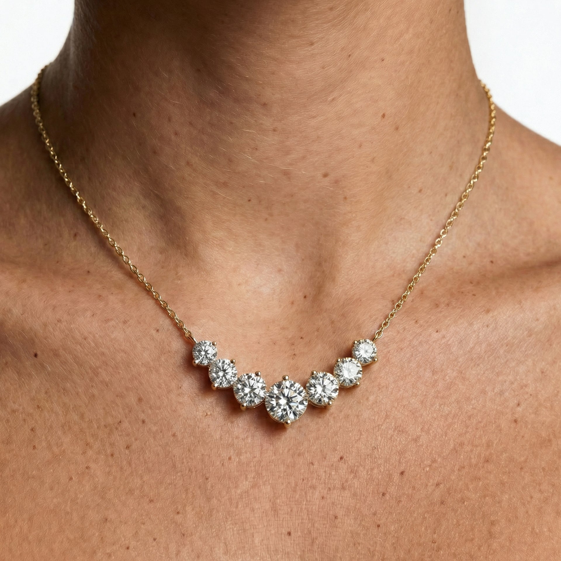 Clairé Diamond Necklace - Gold