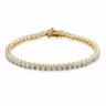 Aura Tennis Bracelet 3MM - Gold