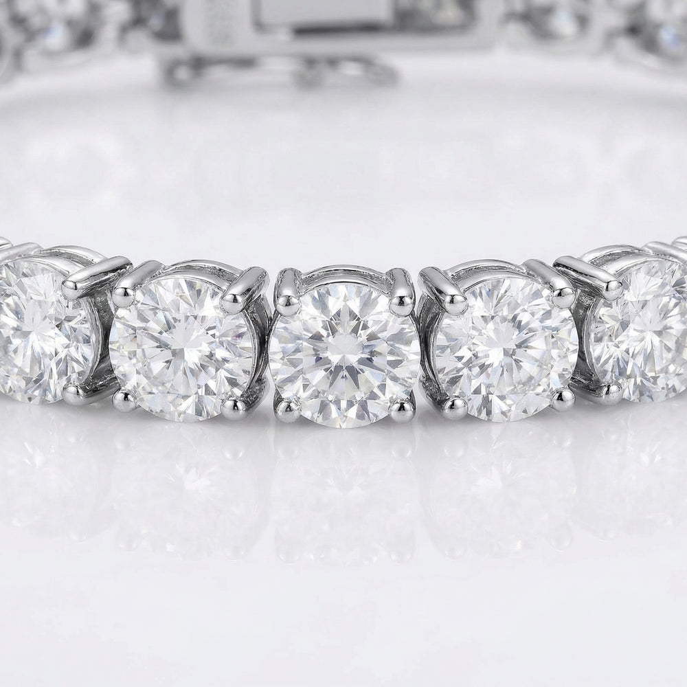 Aria Tennis Bracelet 5MM - White Gold