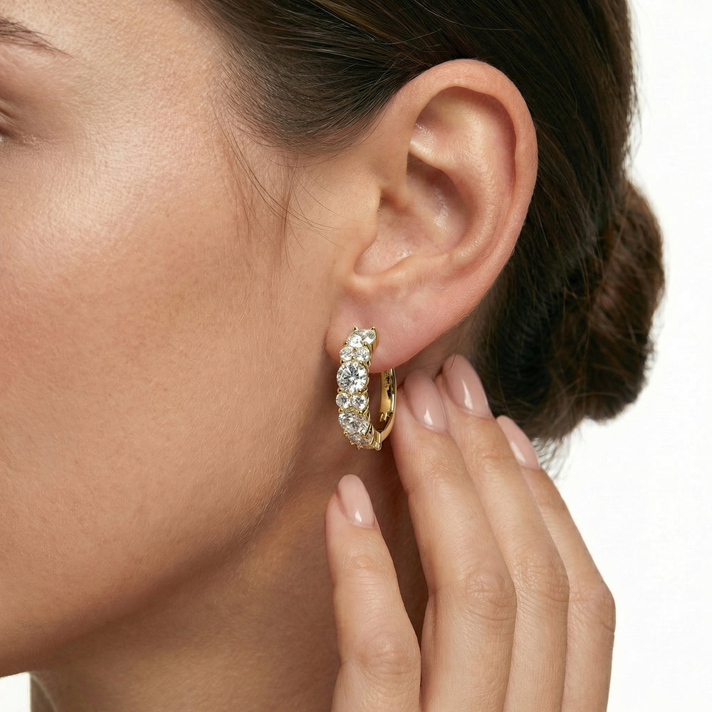 Lumiere Hoop Earrings - Gold