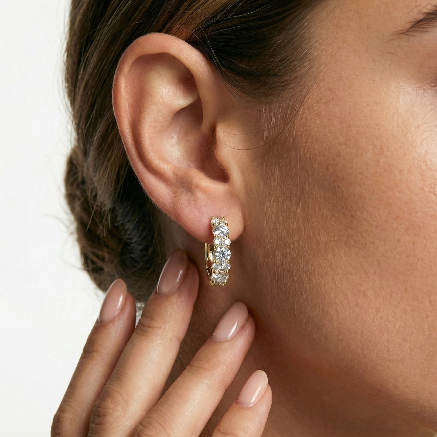 Lumiere Hoop Earrings - Gold