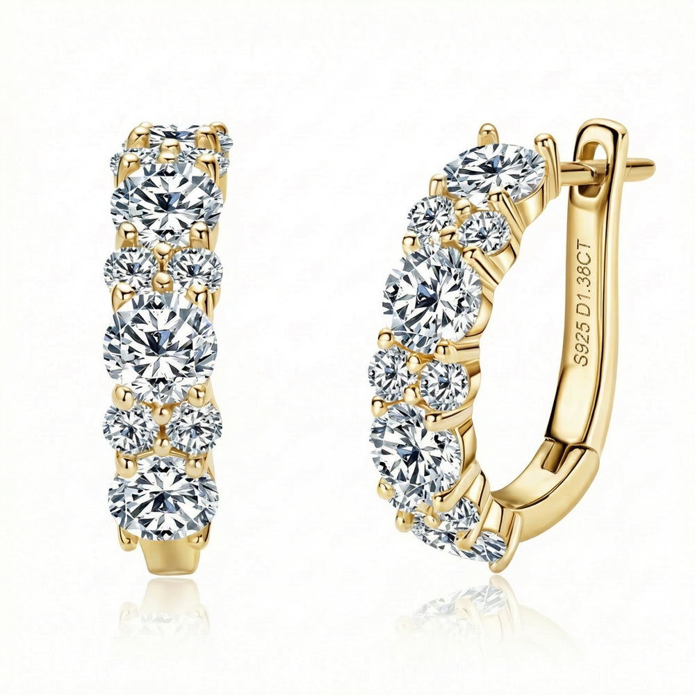 Lumiere Hoop Earrings - Gold