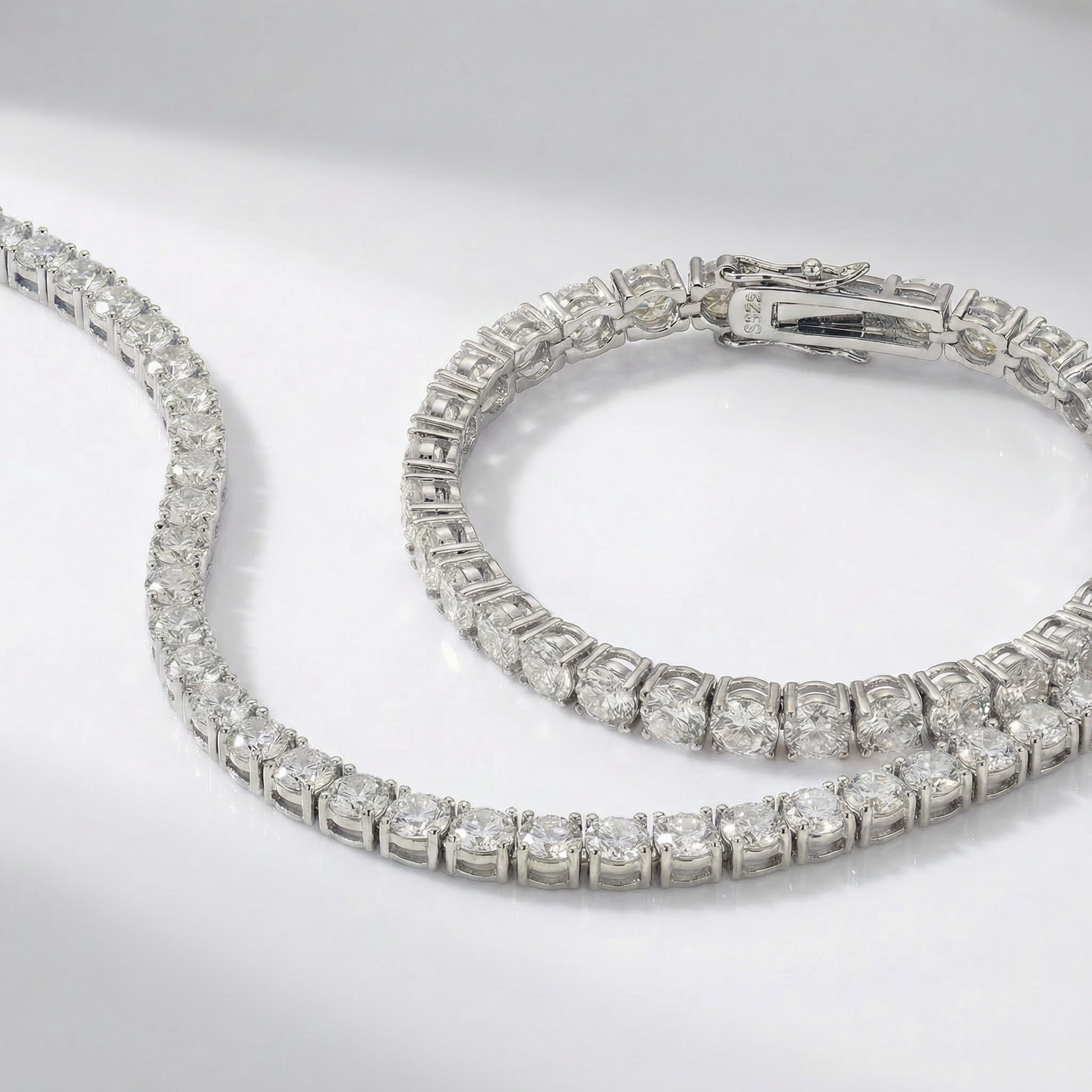 Tennis Set 5MM - White Gold