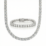 Tennis Set 5MM - White Gold