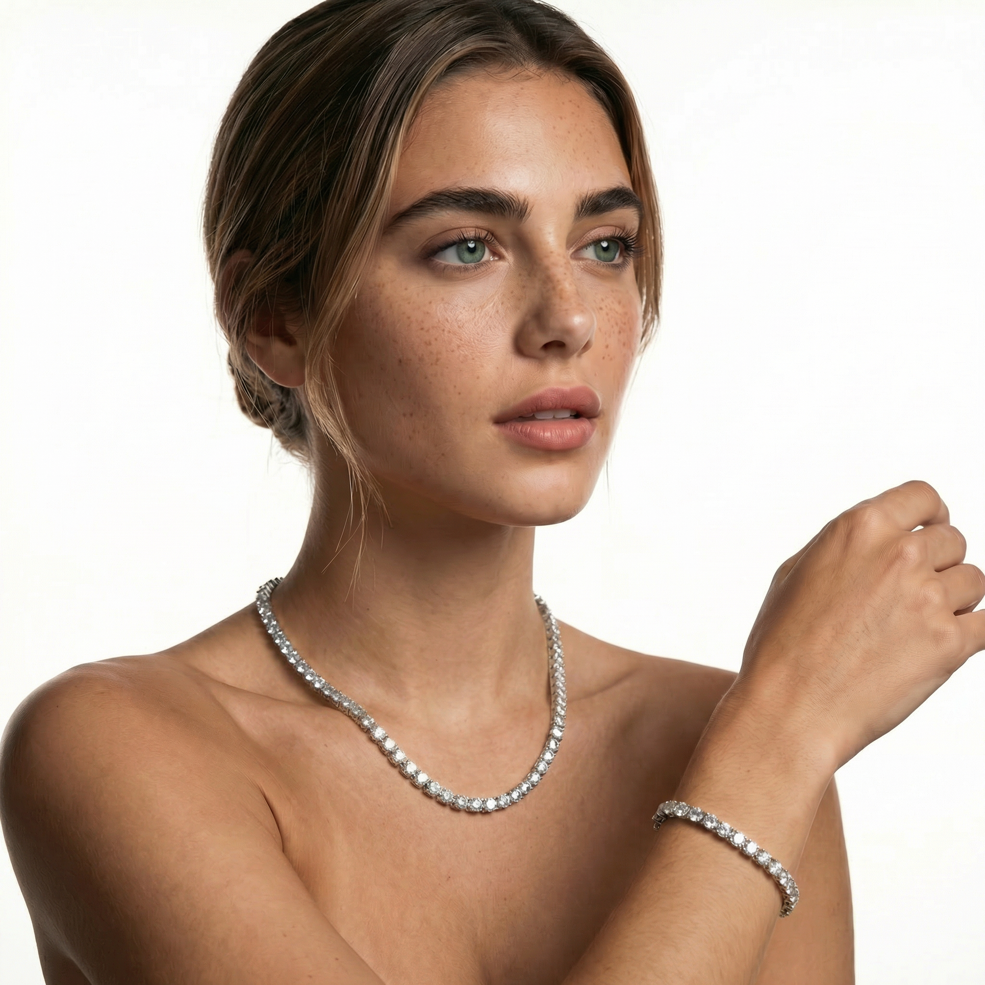 Tennis Set 5MM - White Gold