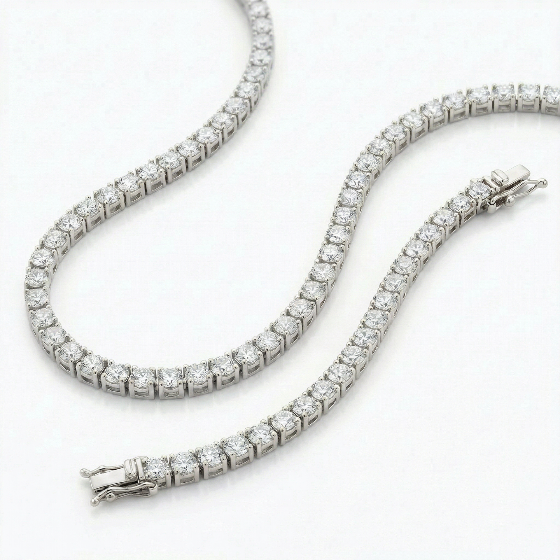 Tennis Set 3MM - White Gold