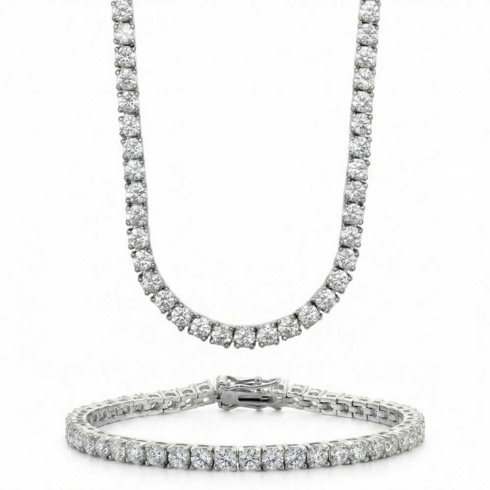 Tennis Set 3MM - White Gold