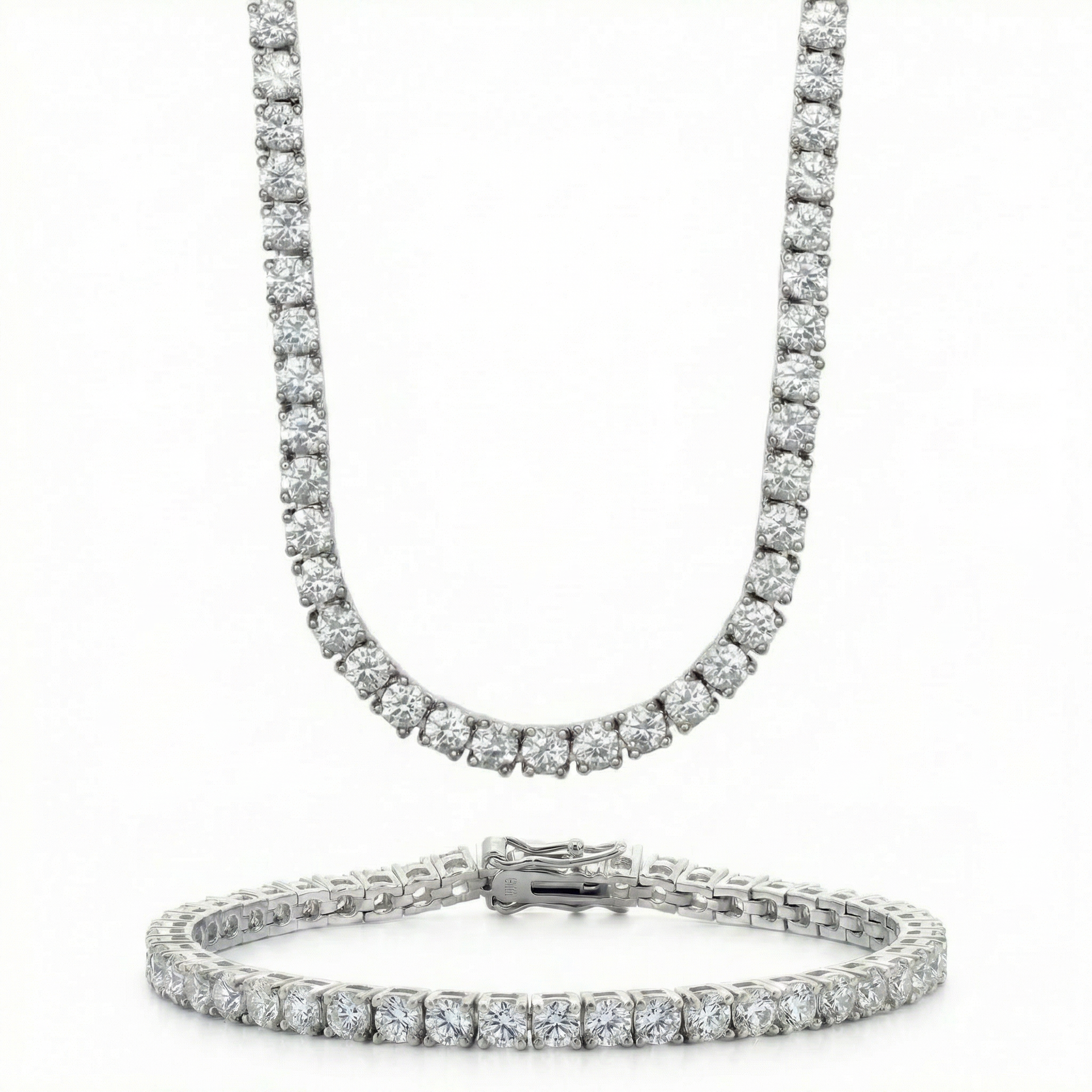 Tennis Set 3MM - White Gold