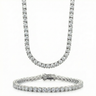 Tennis Set 3MM - White Gold
