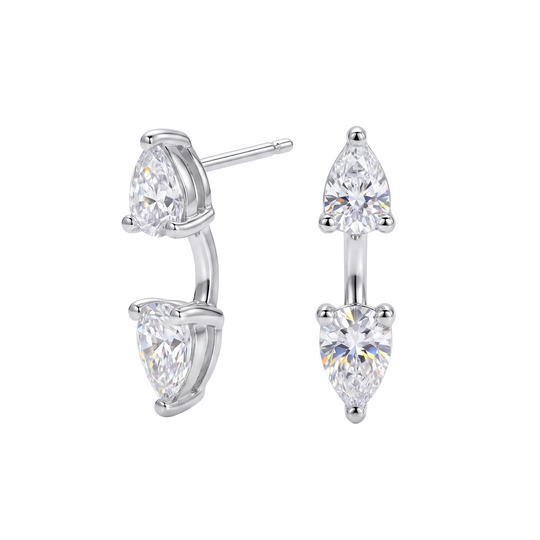 Celina Duo Pear Studs