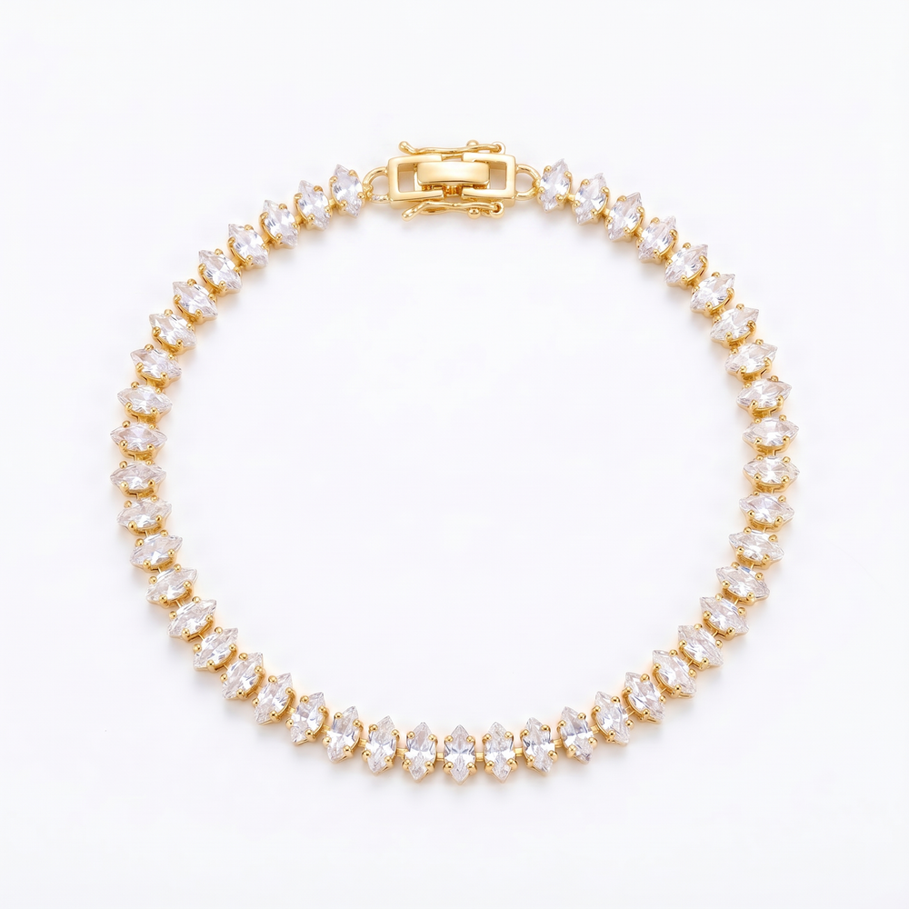 Marquise Cut Tennis Bracelet